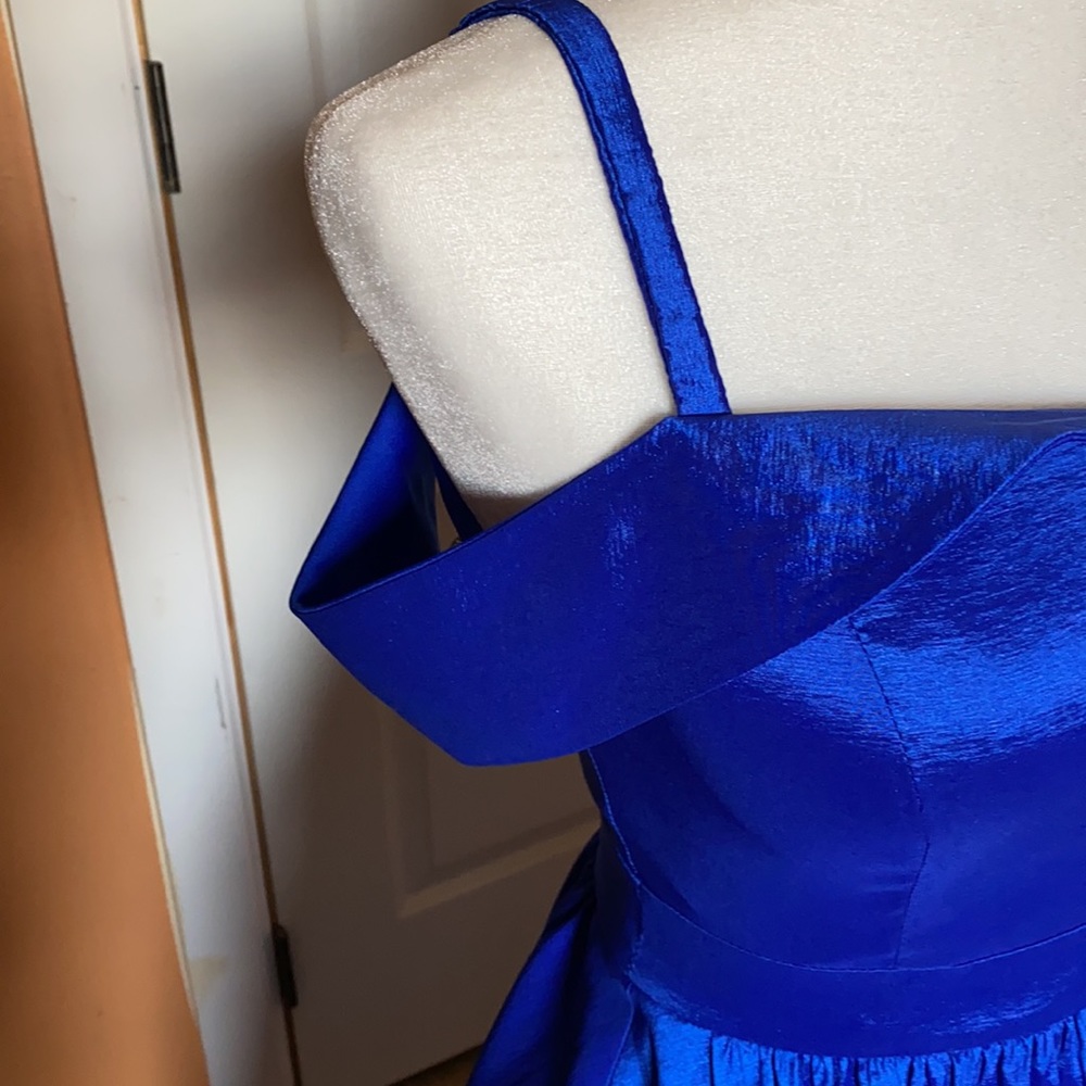 Royal Blue Prom Dress - Picture 4 of 7